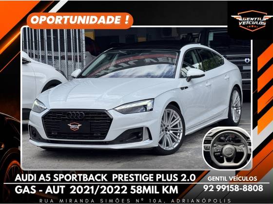 AUDI A5 2.0 TFSI GASOLINA SPORTBACK PRESTIGE PLUS S TRONIC AUDI A5 2.0 TFSI GASOLINA SPORTBACK PRESTIGE PLUS S TRONIC